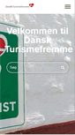 Mobile Screenshot of danskturismefremme.dk
